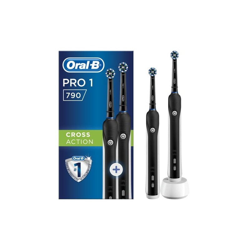 DENTAL ORALB PRO 1790 DUO NGRO (2XEB50B) 1 CARGAD.