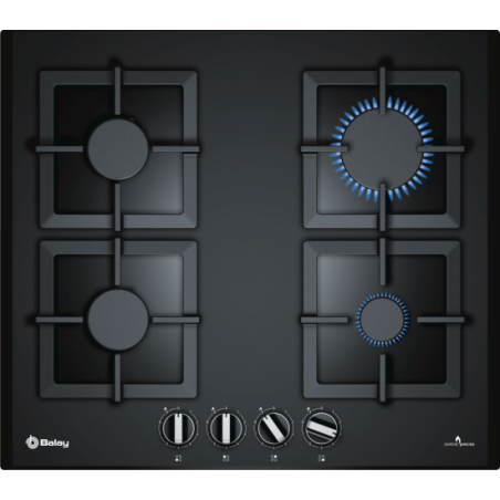 ENCIM. BALAY 3ETG664HB 4F GAS CRISTAL NEGRO