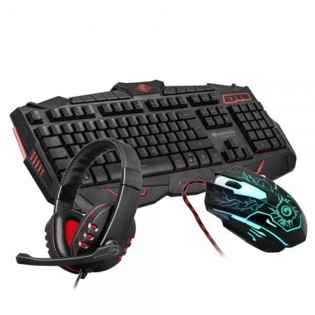 TECLADO+RATON+AURIC+ALFOMBRILLA WOXTER STINGER