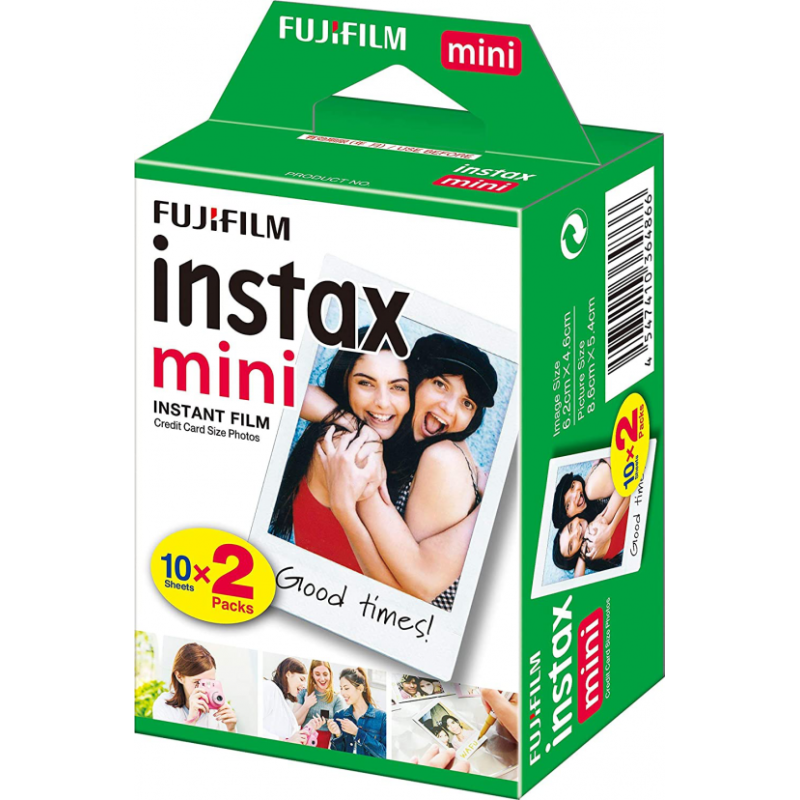 PELICULA FUJIFILM INSTAX GLOSSY MINI 20 COPIAS
