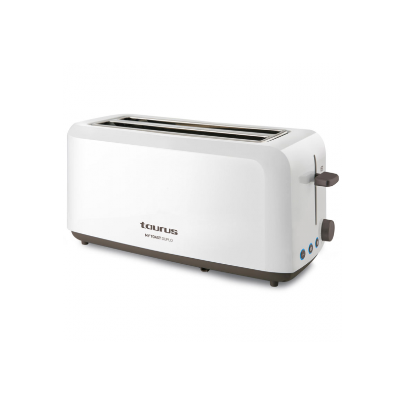 TOST. TAURUS MY TOAST DUPLO 2R LARGA BLANCO 1450W