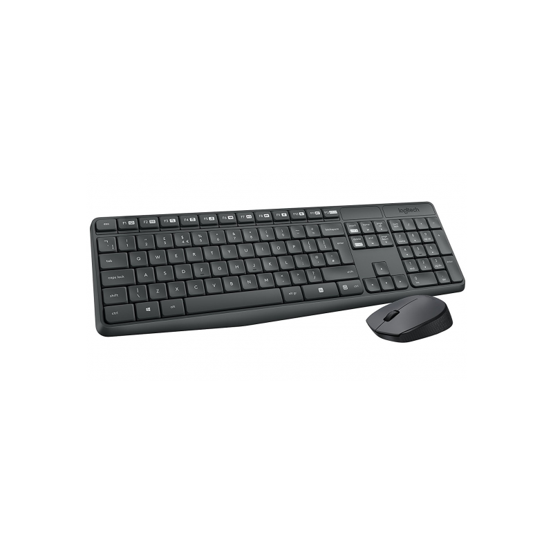 TECLADO+RATON LOGITECH MK235 CORDLESS USB