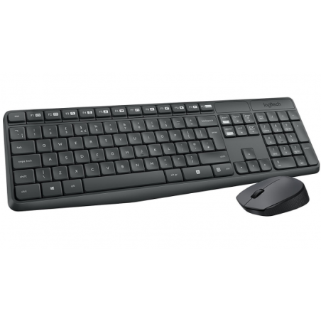 TECLADO+RATON LOGITECH MK235 CORDLESS USB