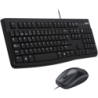 TECLADO+RATON LOGITECH MK120 CON CABLE USB