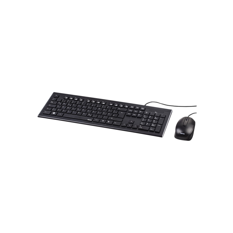 TECLADO+RATON HAMA 69134958 CABLE CORTINO