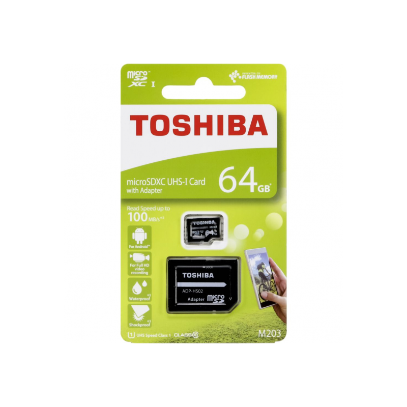 TARJ. MEM. TOSHIBA MICRO SD 64GB THN-M203K0640E