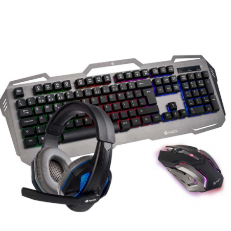 TECLADO+RATON+AURIC NGS GBX-1500 GAMMING