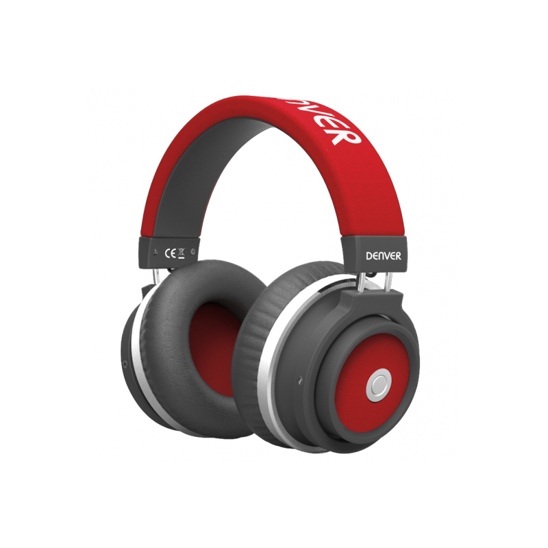 AURICULARES DENVER BTH-250 RED BLUETOOTH