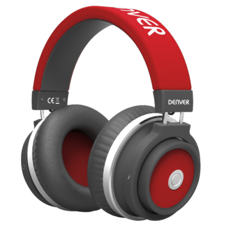 AURICULARES DENVER BTH-250 RED BLUETOOTH