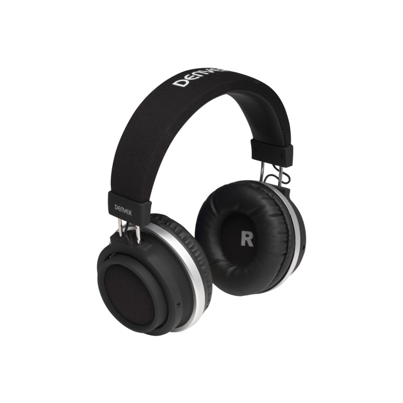AURICULARES DENVER BTH-250 BLACK BLUETOOTH