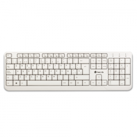 TECLADO NGS SPIKE KEYBOARD 12 HOT KEYS BLANCO