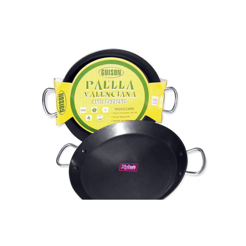 PAELLERA GUISON 40CM INOX INDUCCION ANTIADHERENTE