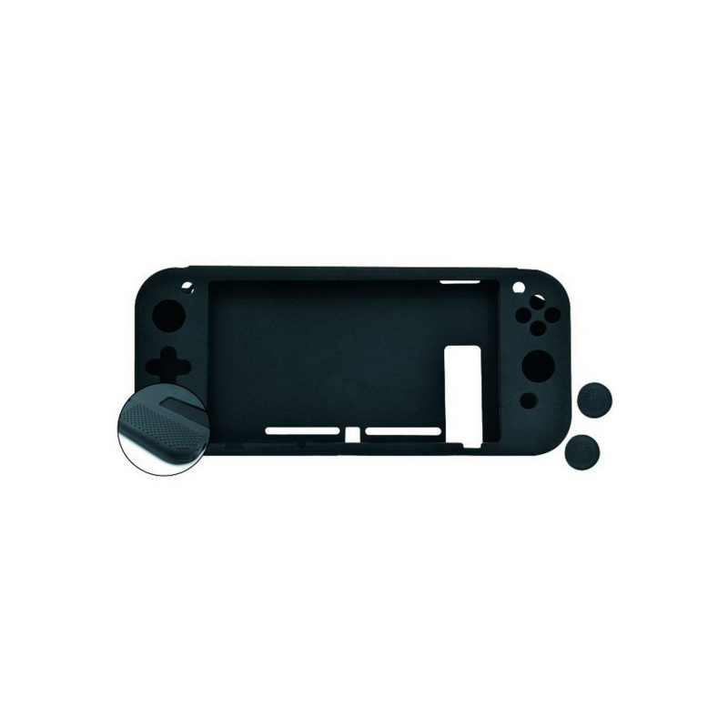 FUNDA NUWA SWITCH NEGRA SILICONA ANTID+2 GRIPS