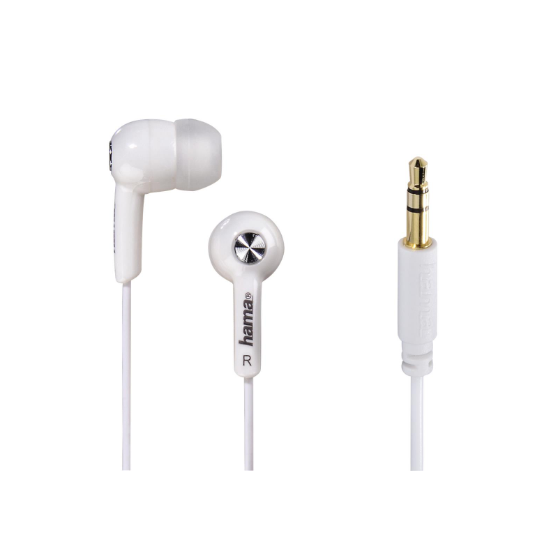 AURICULARES HAMA 00184004 BASIC4MUSIC IN-EAR BLANC