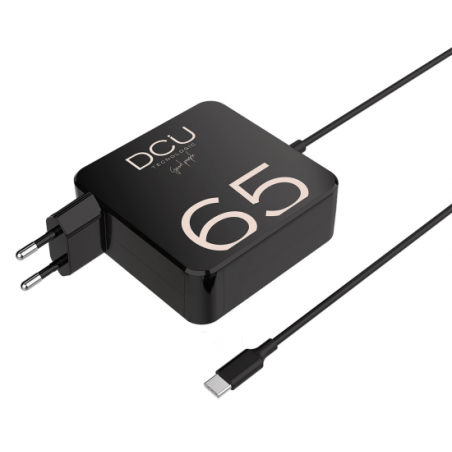 CARGADOR DCU USB C 65W 1.8M
