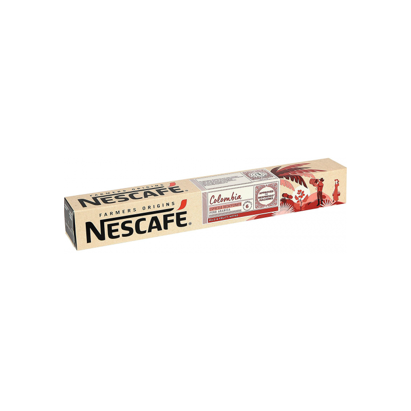 ESTUCHE NESPRESSO NESCAFE COLOMBIA DESC 10CAP