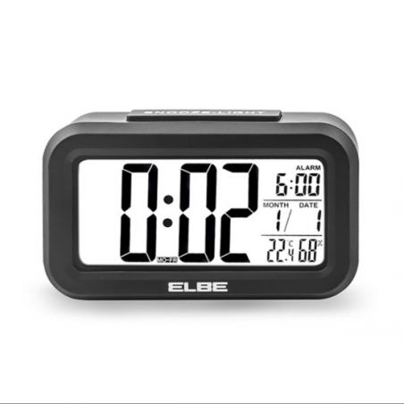 RELOJ/DESPERTADOR ELBE RD668N TEMP