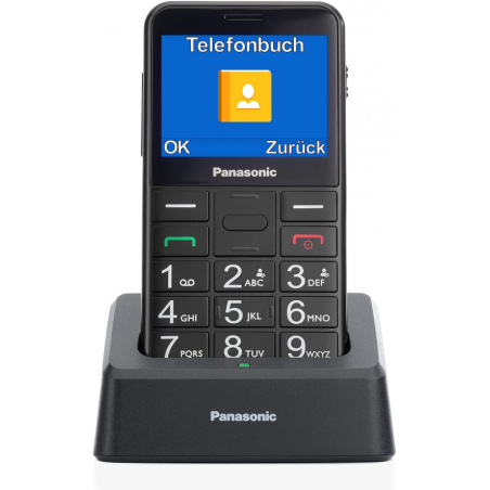 SENIORPHONE PANASONIC KX-TU155EXBN CON BASE NEG
