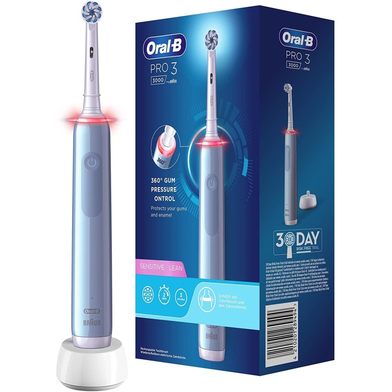 DENTAL ORALB PRO3 3700 CEPILLO ELECTRICO AZUL
