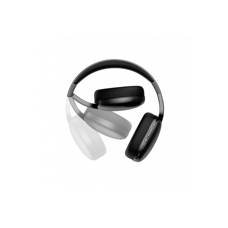 AURICULARES DCU BLUETOOTH DIADEMA + JACK NEGRO