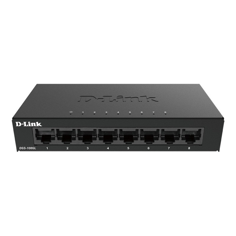 SWITCH D-LINK DGS-108GL METAL 8 PUERTOS GIGABIT