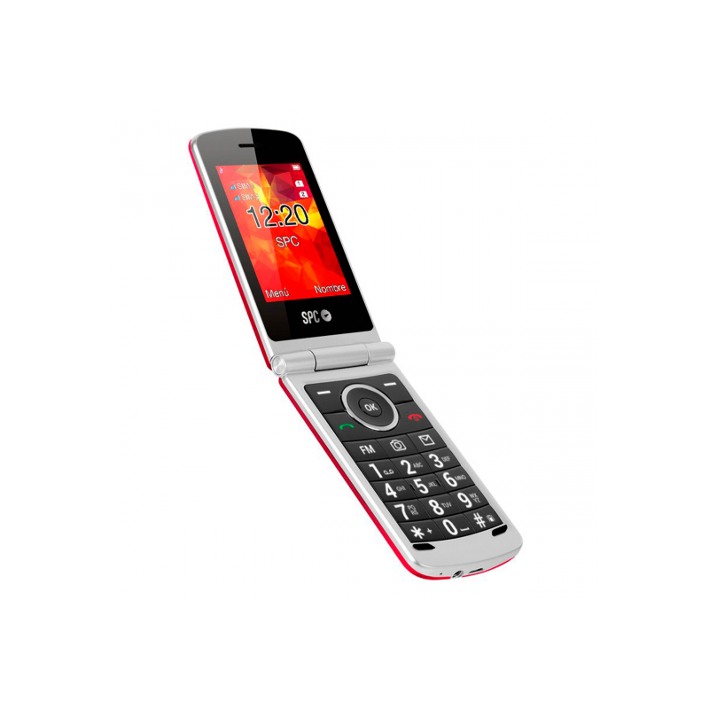 SENIORPHONE SPC OPAL 2318R CONCHA PANTALLA ROJO