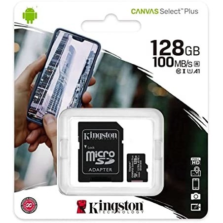 TARJ. MEM. KINGSTON MICRO SD 128GB ADAPTADOR