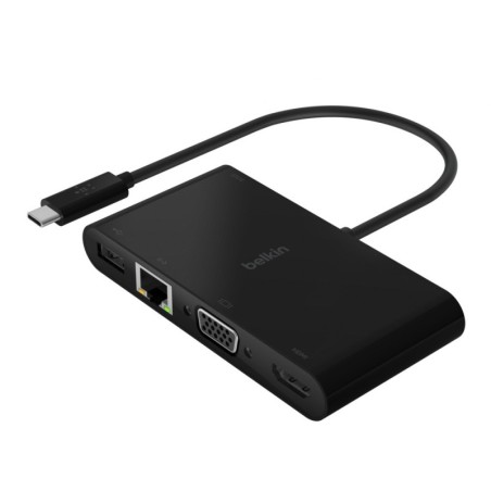 ADAPTADOR BELKIN AVC004BTBK USB-C GBE+HDMI+VGA+USB