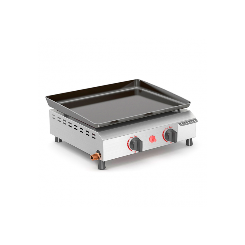 PLANCHA GAS VITROKITCHEN PG220IB 2Q BUT