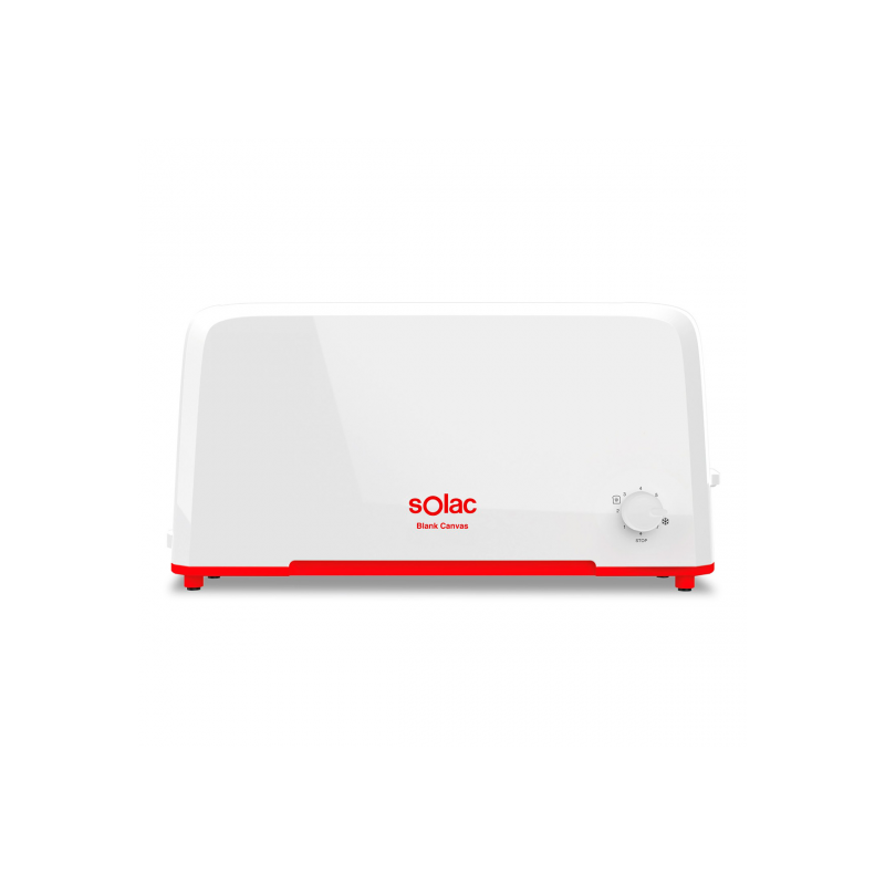 TOST. SOLAC TL5417 2R LARGA BLANCO/ROJO 1100W
