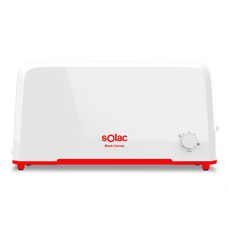 TOST. SOLAC TL5417 2R LARGA BLANCO/ROJO 1100W