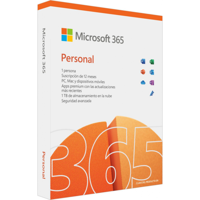 MICROSOFT OFFICE 365 PERSONAL SUSCRIPCION 1 AÑO