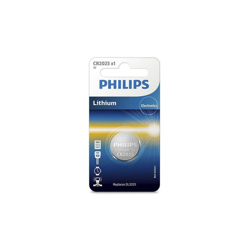 PILA PHILIPS LITHIUM CR2025 3V BLx5