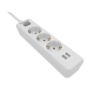 REGLETA PHILIPS 3 TOMAS SCHUKO + 2USB A