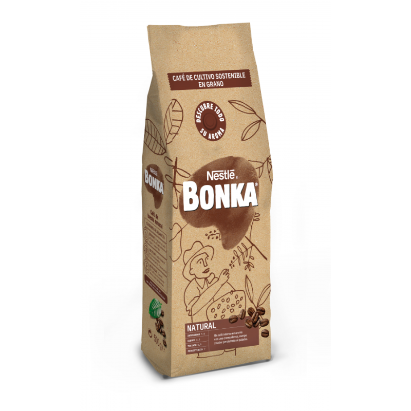 CAFE EN GRANO BONKA 500GR NATURAL