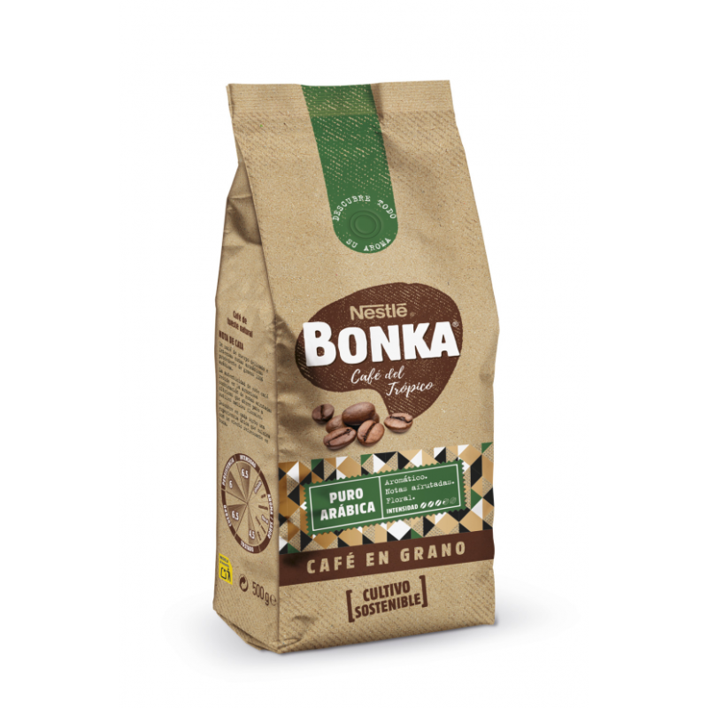 CAFE EN GRANO BONKA 500GR ARABICA