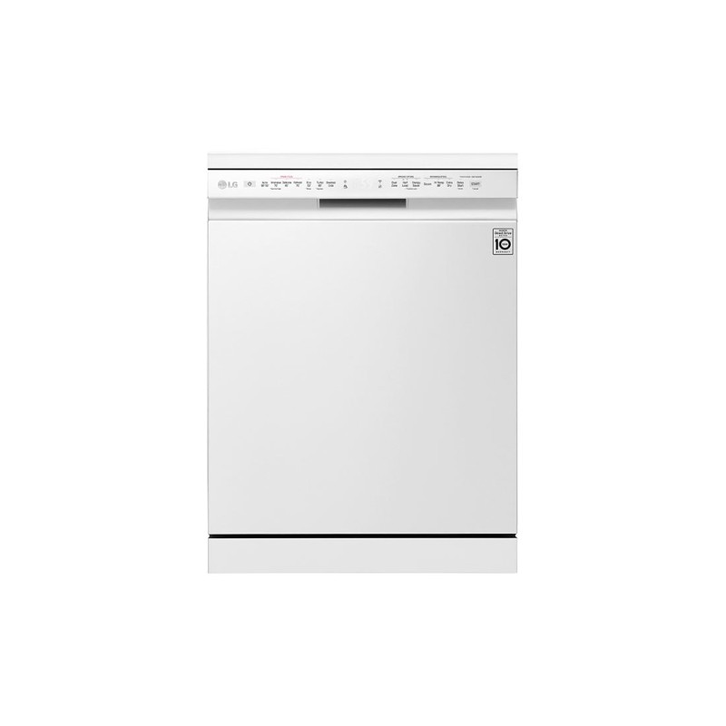 LVJ. LG DF222FWS BLANCO VAPOR QUADWASH TRUESTEAM
