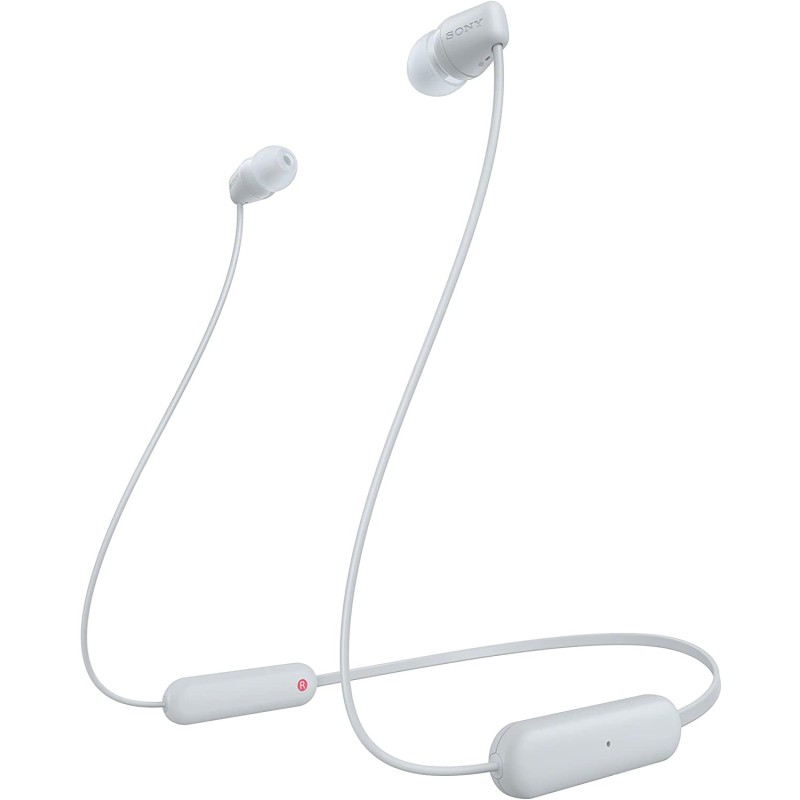 AURICULARES SONY WIC100W WHITE BLUETOOTH