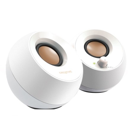 ALTAVOCES CREATIVE PEBBLE 2.0 WHITE USB/JACK