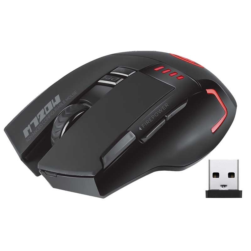 RATON SCORPION M706W GAMING INALAMBRICO ERGONOMICO