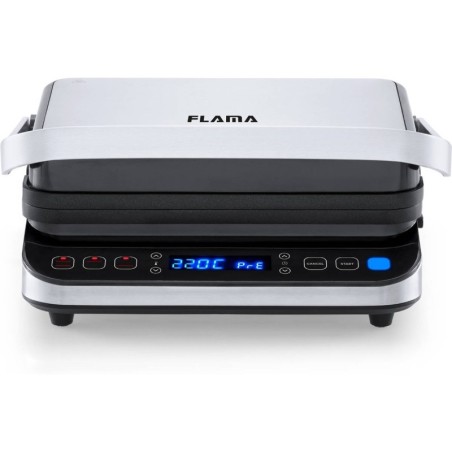 GRILL FLAMA 4585FL 2000W REVERSIBLE 32X22CM