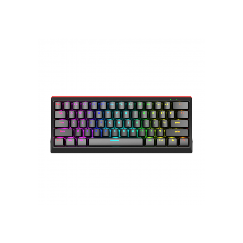 TECLADO MARVO KG962SP-R USB GAMING BLACK