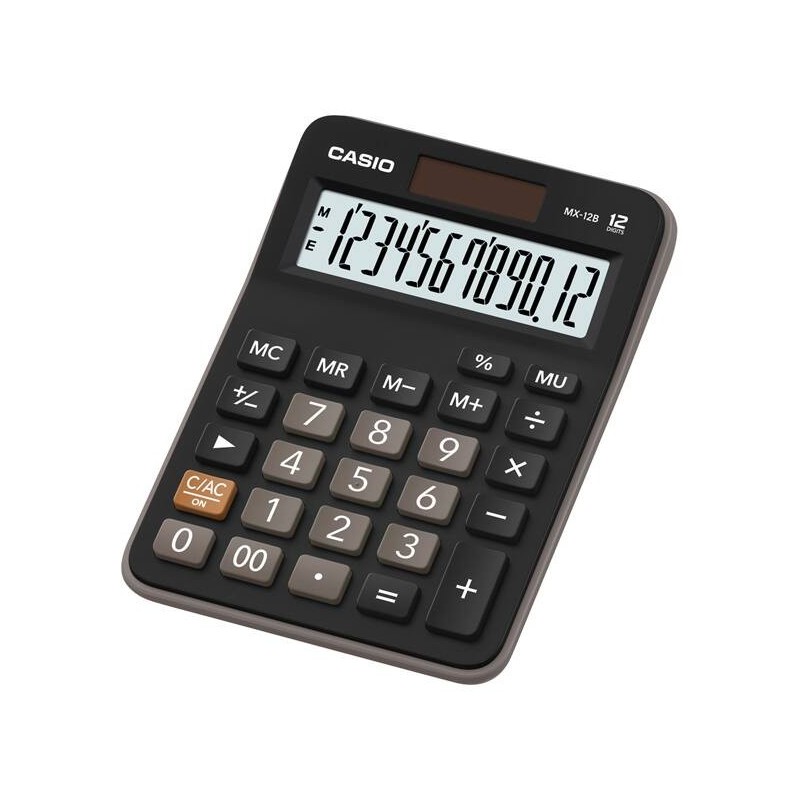 CALCULADORA CASIO MX-12B NEGRA