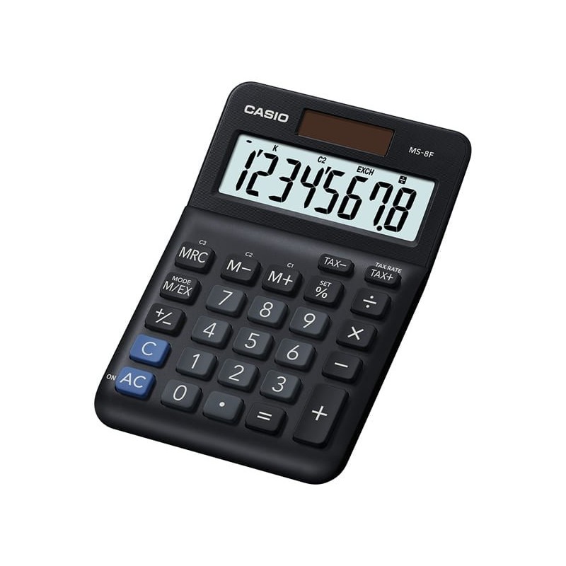 CALCULADORA CASIO MS-8F MINI NEGRO