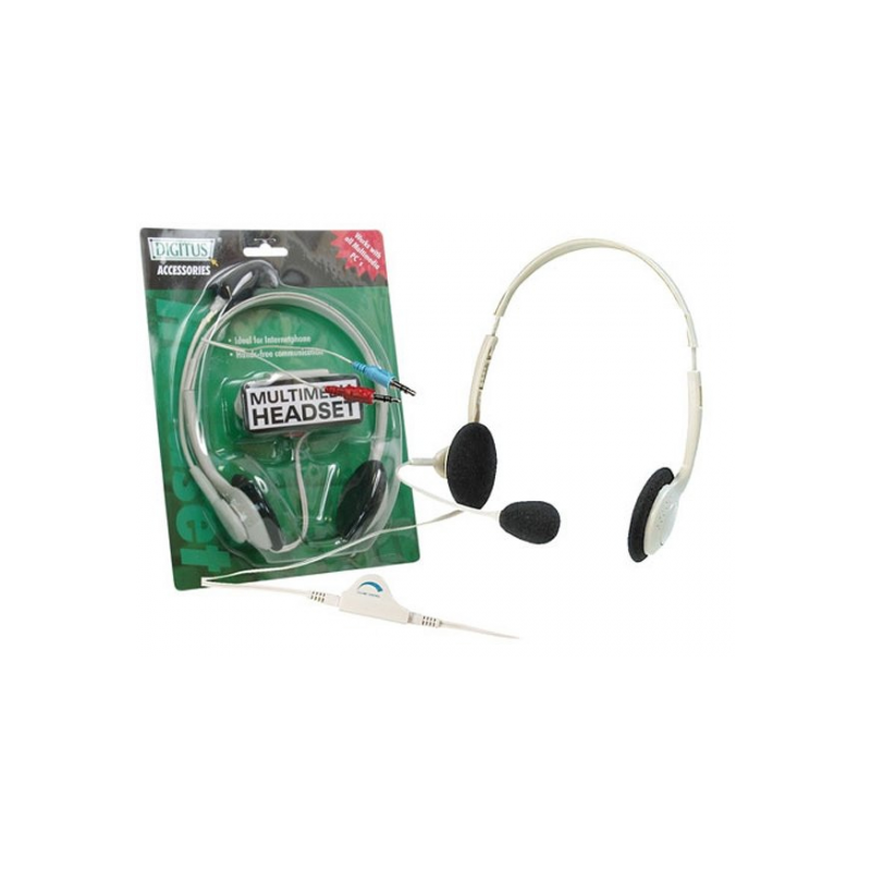 AURICULARES NILOX DIGITUS MICROFONO MULTIM PC