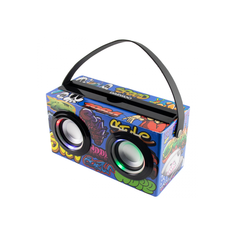 ALTAVOZ DAEWOO DSK-444 GRAFITY 12W LUCES BLUETOOTH