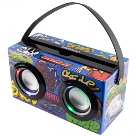 ALTAVOZ DAEWOO DSK-444 GRAFITY 12W LUCES BLUETOOTH