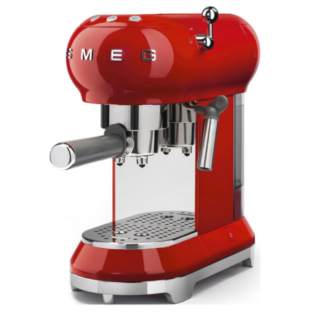 CAFET. SMEG ECF01RDEU ROJA LINEA AÑOS 50