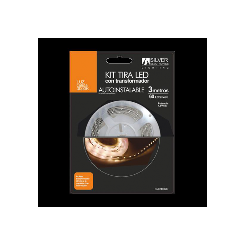 TIRA LED SILVER ELECTRONICS 3000K 12V 300LM 240328
