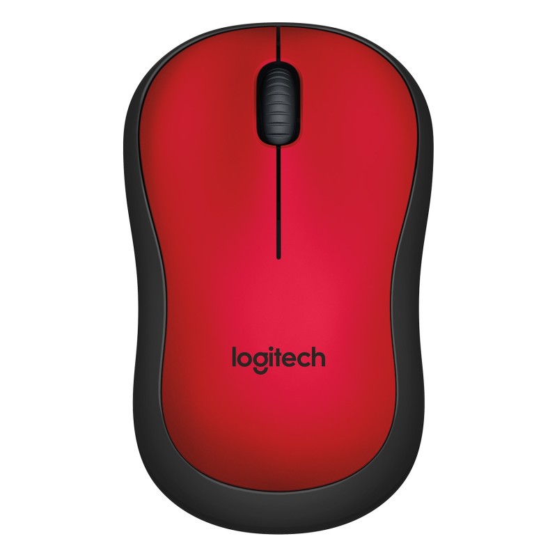 RATON OPTICO LOGITECH M220 SILENT WIRELESS ROJO